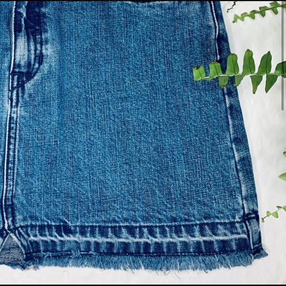 FREE PEOPLE | CUT-OFF MINI SKIRT #FML1325 - Picture 3 of 4